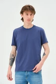 Erkek %100 Pamuk Regular Kalıp 5 li T-Shirt Paketi Sarı - 5