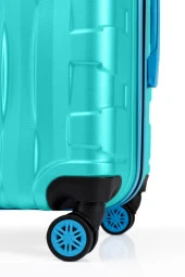 2'li Valiz Seti Büyük Boy - Kabin Boy Su Yeşili 1167 thumbnail 7
