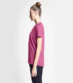 Lescon 24S-2208-24B Kadın V Yaka Kısa Kollu T-shirt - 5