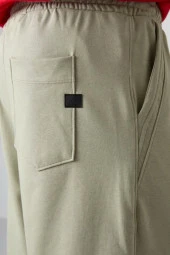 TOMMY LIFE Çağla Pamuklu Kalın Yumuşak Dokulu Comfort Fit Basic Erkek Şort - 81260 thumbnail 5