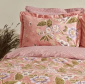 Karacahome Pasares Pembe %100 Pamuk Tek Kişilik Nevresim Takımı - 4