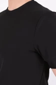 Cazador B.Yaka K.Kol  Erkek T-shirt 4127 Siyah - 1