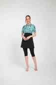 Chelly Kadın Likralı Yarı Kapalı Tesettür Mayo S 3180 - 8