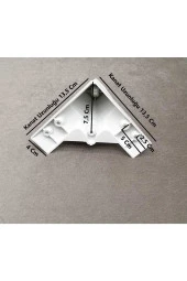 Mobilya Koltuk Çekyat Baza Chester Tv Ünitesi Ayağı Stylish Beyaz 12 Cm 4 Adet thumbnail 3