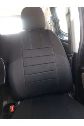 Drexpress Oto Koltuk Kılıfı Tam Set Üniversal Siyah Renk 8 Parça - 6