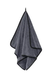 Drexpress Mikrofiber Kalın 60x90 Cm Süper Emici Çift Yüzlü Araç Kurulama , Cila Bezi Ekstra Parlaklık Gri - 5