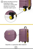 2'li Valiz Seti Büyük Boy - Kabin Boy Rose 1168 thumbnail 3