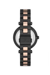 Nacar Bileklik Hediyeli Çelik Kordon İç Fonksiyonları Aktif 2 Yıl Garantili Kadın Kol Saati 90112BRM thumbnail 3