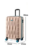 Kabin Boy Valiz 4x2 Teker Altın 1167 thumbnail 2