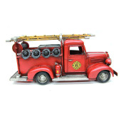 Dekoratif Metal İtfaye Arabası C0772 Model-M83 - 4