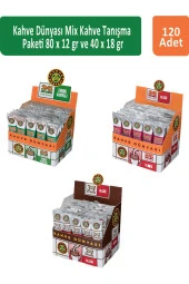 Kahve Dünyası Mix Kahve Tanışma Paketi 80 x 12 gr x 2 Adet ve 40 x 18 gr - 1