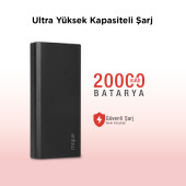 Mojue by ttec PB06 20.000mAh PD 20W LCD Ekranlı Taşınabilir Şarj Aleti / Powerbank  Siyah - 2