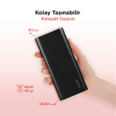 Mojue by ttec PB06 20.000mAh PD 20W LCD Ekranlı Taşınabilir Şarj Aleti / Powerbank  Siyah - 6
