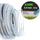 Motorlu Tırpan Kare Misina 3.5 mm 37 Metre Çim Profesyonel Ot Biçme Teli Extra - 5