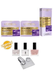 Loreal Paris Hyaluron Uzmanı Cilt 3 Lü Set+Kalyon French Set+Stamper - 1