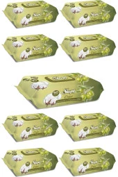 Sleepy Islak Mendil Zeytinyağlı 90 Lı X 9 (toplam 810 Adet Mendil) - 1