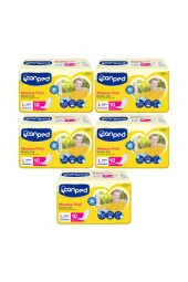 Canped Lohusa Pedi Yoğun L (Büyük) Beden 10'lu 5 Paket - 1
