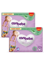 Canbebe Bebek Bezi Fırsat Paketi 6 Beden Xl (15-27 Kg) 32 Li X 2 Adet - 1