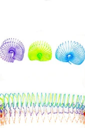Çiçek Şekilli Neon Turuncu Stres Yayı Oyuncak Stres Yayı - 3 cm çapında - 1 Adet - 4