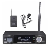 Uhf Kablosuz Mikrofon 1 Yaka Nwork N-101U - 1