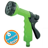 Bahçe Sulama Tabancası Tetikli Ayarlı Tabanca Otomatik 6 Fonksiyonlu - 1