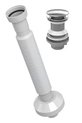 Felix Pop Up Sifon Paslanmaz Başlıklı , Körüklü Gider Borusu 220039 - 1