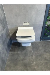 Seramiksan Silva Kanalsız Asma Klozet Takım (Açık Montaj) - 5