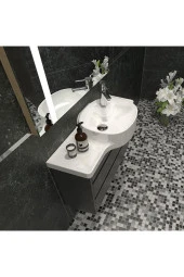 Turkuaz Cerastyle Harmony Etajerli Lavabo 100*37,5 Cm - 1
