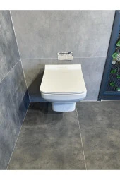 Seramiksan Silva Kanalsız Asma Klozet Takım (Açık Montaj) - 2