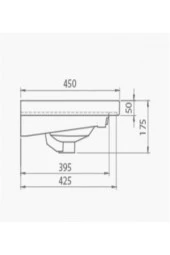 Frame 100 Cm Seramik Lavabo - 4