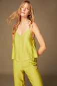 Pijama Takım 1516 Pantolon Büstiyer Sabahlık 3'lü Takım - 4