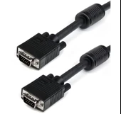 Fully 15 Pin 3+6 Erkek Erkek VGA Kablosu Bilgisayar Monitör Arası Görüntü Kablosu 5 Metre - 1