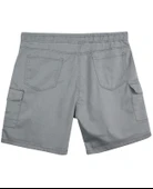 Erkek Büyük Beden 118-156 Kilo Arası İçin Uygun Kargo Cepli Kot Şort Antrasit - 5