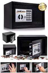 Elektronik Şifreli Para Kasası Çelik Kasası Otel Kasası 3mm Montaj Ekipmanları - 1