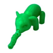 3D Hareketli Oyuncak Fil & Dekor - Neon Yeşili thumbnail 3