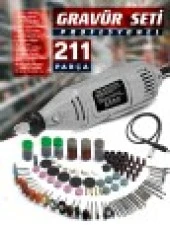 Pro 234PCS 450 Watt 6 Kademe Devirli  Çantalı Dramel Gravür Seti Taşlama, Esnek Şaft Mengene Hediye thumbnail 3