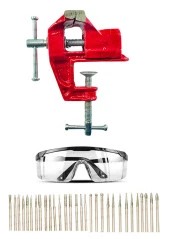 Pro 234PCS 450 Watt 6 Kademe Devirli  Çantalı Dramel Gravür Seti Taşlama, Esnek Şaft Mengene Hediye thumbnail 6