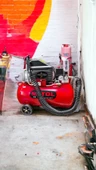 MYTOL 2HP 50 Litre 8Bar Boya ,Lastik Hava Kompresörü 15Mt Spiral Hortum Stoper Kit - 8
