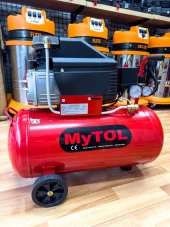 MYTOL 50 Litre Hava Kompresörü 2 Hp 8 Bar ve 5Li Havalı Set - 4