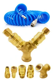 Yüksek Kalite Havalı Kompresörler için 2'li Dağıtıcı ve Hava Giriş Rekorları 3/8'' 15 Metre Hortum thumbnail 2