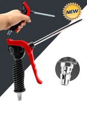YENİ NESİL 15 Metre Yüksek Kalite Kompresör Spiral Hava Hortumu 8 mm 15 mt  Hava Tabancası Set - 3