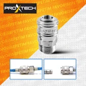 PROXTECH  Kompresör Saatli Lastik Şişirme,15 mt Spiral Hortumu,Hava Tabancası  Hava Recor Paket Set - 4