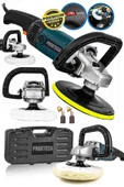 PROXTECH Premium Profesyonel 6 Kademeli Devirli Koltuk Yıkama Zımpara Pasta Cila Polisaj Makinesi Ful Set - 1