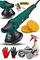 Premium Klpj7171 720 W 150 Mm Profesyonel Orbital Polisaj Makinesi Yedek Kömür full Set Hediye - 1