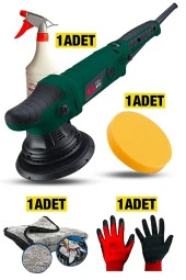 Premium Klpj7171 720 W 150 Mm Profesyonel Orbital Polisaj Makinesi Yedek Kömür full Set Hediye - 2