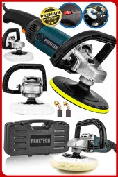 PROXTECH Premium Profesyonel 6Kademe Devirli  Pasta Cila Oto Kuaför Pasta Cila Polisaj Makinesi FulSet thumbnail 2