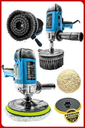 Profesyonel  Yüksek Kalite DikeyKoltuk Yıkama,CilaPolisaj Makinesi Koltuk Yıkama Su Sıçratmaz Fırça thumbnail 1