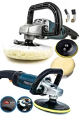 PROXTECH Premium Profesyonel 6 Kademeli Devirli Koltuk Yıkama Zımpara Pasta Cila Polisaj Makinesi Ful Set - 3