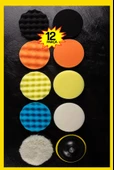 PROXTECH Combo Profesyonel Temizlik 18Parça Pasta Cila Polisaj Süngeri Matkapa Uyumlu Fırça Seti Parlatma Kit - 2