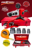PROXTECH Profesyonel Çift Residanslı Isı Ayarlı Pprc Büyük Plastik Boru Kaynak Makinesi Metre-Makaslı Set thumbnail 2